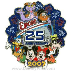 100774 - EPCOT 25th Anniversary - Mickey and Friends Jumbo Spinner - Walt Disney World