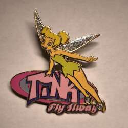 100804 - Lanyard Set - Tinkerbell  Fly Away - Disneyland Resort