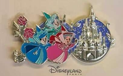100885 - Disney 100 Pin Trading Fun Day Boxed Set - Fairies; Fauna, Flora and Merryweather - DLP - Shanghai Disney Resort alternate image