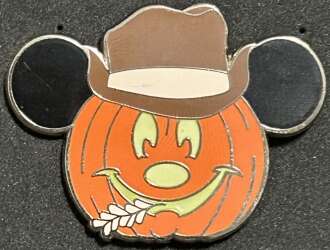 Mickey's Halloween Party Costumed Pumpkins Pin Set - Jungle Cruise Skipper Only