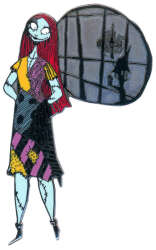 101102 - The Nightmare Before Christmas - Sally Near a Round Window - Disney Auctions