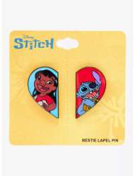 101116 - Hot Topic - Lilo & Stitch - Lilo & Stitch Bestie Heart - Disney Licensed alternate image