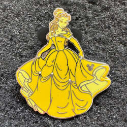 101148 - DLR Hidden Disney Series 2025 Wave B: Yellow Color Story - Belle - Beauty and the Beast - Disneyland Resort alternate image