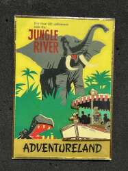 101149 - Disneyland Attraction Posters - Jungle River — Adventureland - Walt Disney Imagineering