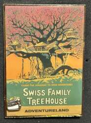 101151 - Disneyland Attraction Posters - Swiss Family Treehouse - Walt Disney Imagineering