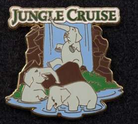 101174 - Attraction Trios - Jungle Cruise - Elephant Bathing Pool - Disneyland Resort