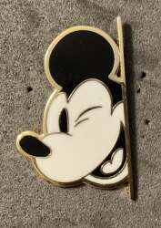 101189 - STANCE - Mickey Through the Years 2 Pin Pack - Mickey Winking ONLY - Disney Licensed