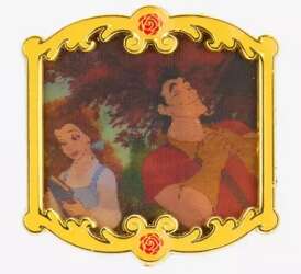 101191 - Loungefly - Beauty and The Beast Lenticular Scenes - Reading on the Fountain - Disney Licensed alternate image