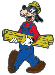 101198 - Goofy - Construction Worker - Disneyland Resort