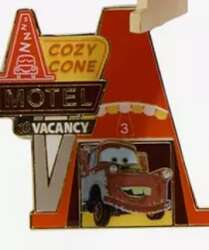 101274 - Loungefly - Disney Pixar Cars Cozy Cone Motel Hinged Blind Box - Mater - Cone #3 - Loungefly