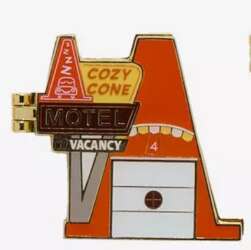 101278 - Loungefly - Disney Pixar Cars Cozy Cone Motel Hinged Blind Box - Big Red - Cone #4 - Loungefly alternate image