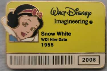 Snow White ID Badge