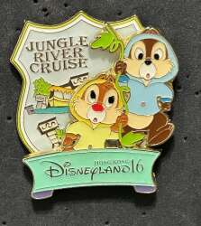 101314 - Chip and Dale - Jungle River Cruise - Hong Kong Disneyland