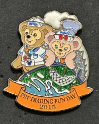 101336 - Pin Trading Fun Day 2015 - Duffy and Shellie May on Jungle River Cruise - Hong Kong Disneyland