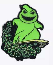 101350 - The Nightmare Before Christmas Skateboard Glow-In-The-Dark Blind Box - Oogie Boogie with Bug Board - Disney Licensed