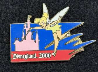 101415 - Disneyland 2000 - Sleeping Beauty Castle with Tinker Bell - Disneyland Resort