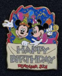 101460 - Disneyland Anniversaries - Happy Birthday Disneyland 2001 - Disneyland Resort