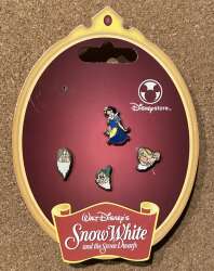 101484 - Snow White and Seven Dwarfs mini pin set #2 - Disney Store US