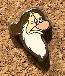 101497 - Grumpy from Snow White and the Seven Dwarfs mini pin set #1 - Disney Store US