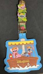 Stitch and Angel Lanyard and Pin Set