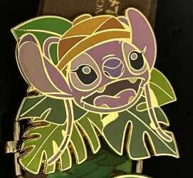 Stitch and Angel Lanyard and Pin Set - Angel Only