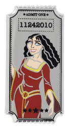 101517 - Pink A La Mode (PALM) - Disney Ticket Series 2 Mystery Pin - Mother Gothel - Disney Licensed