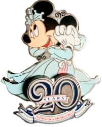 101524 - Tokyo Disneyland 20 Years of Dreams & Magic - Minnie in Pastel Blue Dress, 20 Years - Tokyo Disneyland Resort