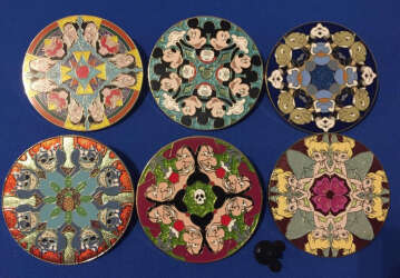 101579 - Kaleidoscope Pin Set 2010 - Disney Store US