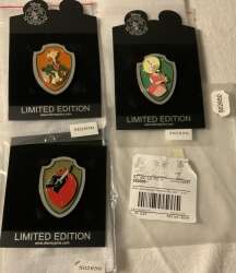 101682 - The Adventures of Ichabod and Mr. Toad Anniversaries - 3-pin Set #1 - 60th Anniversary - Disney Store US