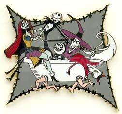 101740 - Jack, Sally, and Boogie's Boys in Bathtub - Disney Auctions