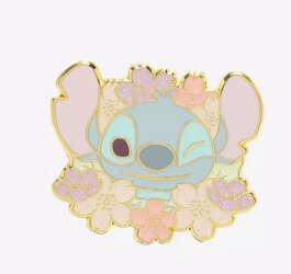 95394 - Stitch & Angel Cherry Blossom Mystery Box - Stitch Cherry Blossom Glitter Chase - Loungefly alternate image