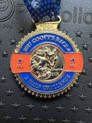 101801 - runDisney: Walt Disney World Marathon Weekend - 2017 Goofy’s Race & a Half Challenge Medal - Walt Disney World