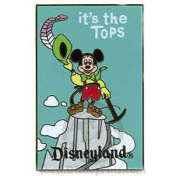 101834 - Retro Disneyland Postcards - It's the Tops Disneyland - Mickey on Matterhorn - Disneyland Resort alternate image