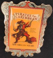 101868 - Pirates of the Caribbean Ornamental Framed Attraction Posters - Disneyland | New Orleans Square - Walt Disney Imagineering