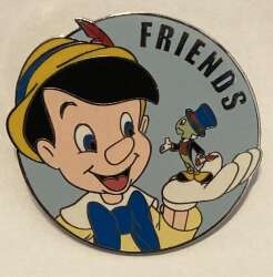 Pinocchio and Jiminy Cricket
