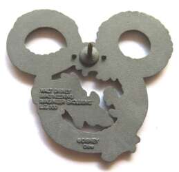 101902 - Fire Breathing Dragons - Mickey Icons - Pewter Metal - Walt Disney Imagineering alternate image