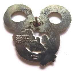 101904 - Fire Breathing Dragons - Mickey Icons - Shiny Silver Metal - Walt Disney Imagineering alternate image