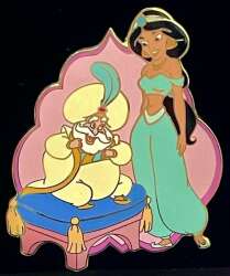 101914 - Aladdin - Jasmine and Sultan - Disney Auctions