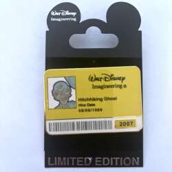 Hitchhiking Ghost (Ezra) ID Badge