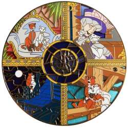 101979 - Fantasy Pin Series: Stained Glass Mosaics - Aristocats - Fantasy Unlicensed