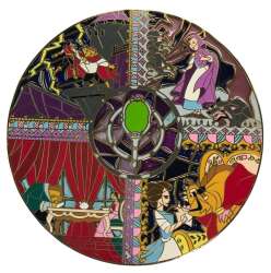 101981 - Fantasy Pin Series: Stained Glass Mosaics - Beauty and the Beast - Fantasy Unlicensed
