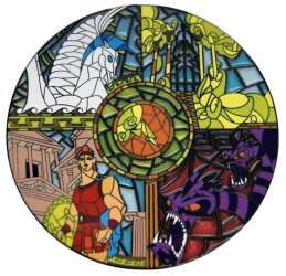 101992 - Fantasy Pin Series: Stained Glass Mosaics - Hercules - Fantasy Unlicensed