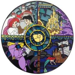 102006 - Fantasy Pin Series: Stained Glass Mosaics - The Little Mermaid - Fantasy Unlicensed