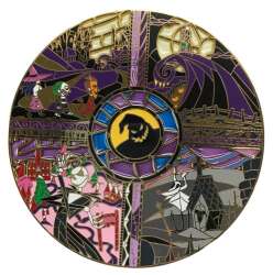 102008 - Fantasy Pin Series: Stained Glass Mosaics - The Nightmare Before Christmas - Fantasy Unlicensed
