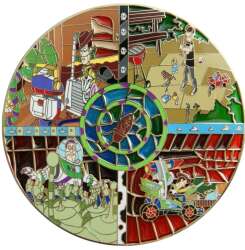 102009 - Fantasy Pin Series: Stained Glass Mosaics - Toy Story - Fantasy Unlicensed