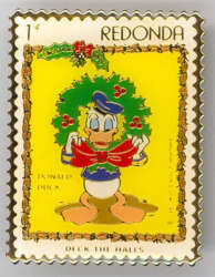 102030 - Redonda Stamp - Deck the Halls - Donald Duck - Disney Licensed