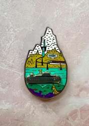 102074 - Fantasy Pin Series: CharmedAndCozy - Vintage Disneyland Interactive Sliding pin - Fantasy Unlicensed