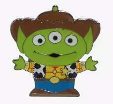 102149 - Pixar Toy Story Little Green Alien Dress Up Series 2 Blind Box - Woody - Loungefly
