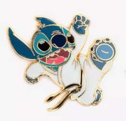 Stitch Dressed in Karate Outfit