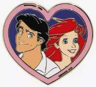99432 - Princess Couples Heart Mystery Collection - Ariel & Prince Eric - Loungefly alternate image